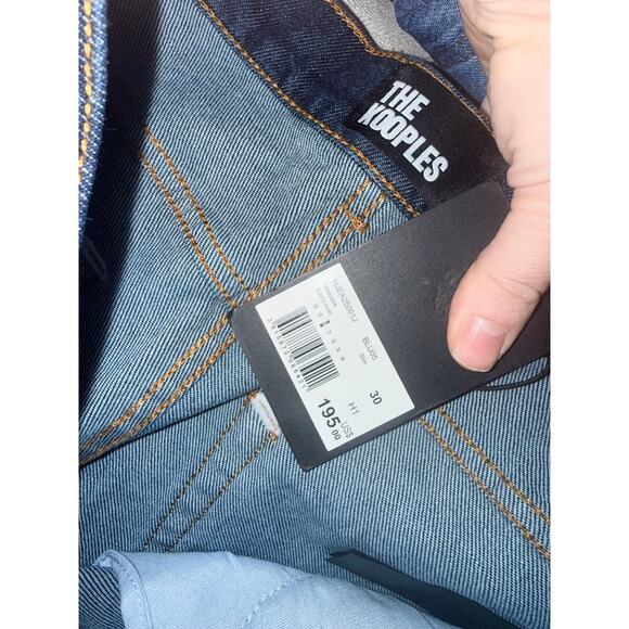 The Kooples Men’s Slim Fit Jeans • Size 30 • Dark Wash • NWT • $195 MSRP - Picture 4 of 6